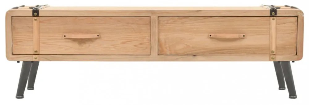 tömör fenyőfa TV-szekrény 110 x 33 x 35 cm