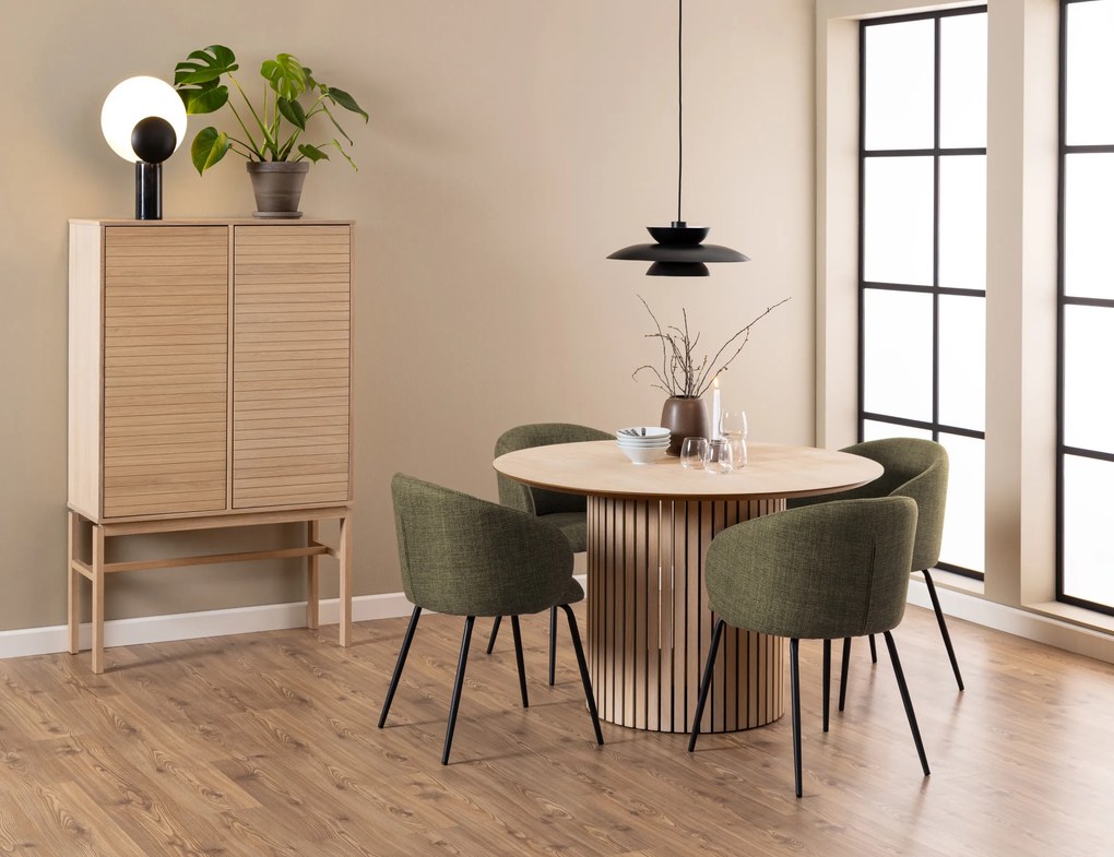 MAZZONI EXPORT CLARA Olívazöld (Basel 77 szövet)/fekete lábak - MODERN KÁRPITOZOTT KAGYLÓSZÉK LOFT STÍLUSÚ NAPPALIBA/ÉTKEZŐBE/IRODÁBA