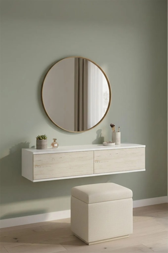 Aplos 120 - White, Travertine