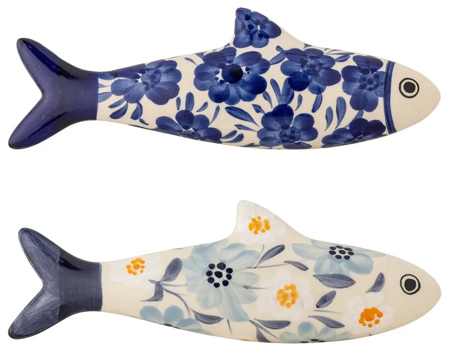 Agyagkerámia fali dekoráció 26x9 cm Dunne – Bloomingville