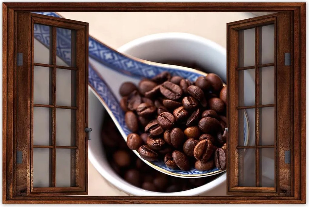 Poszterek 90x60 Aromás kávébabok