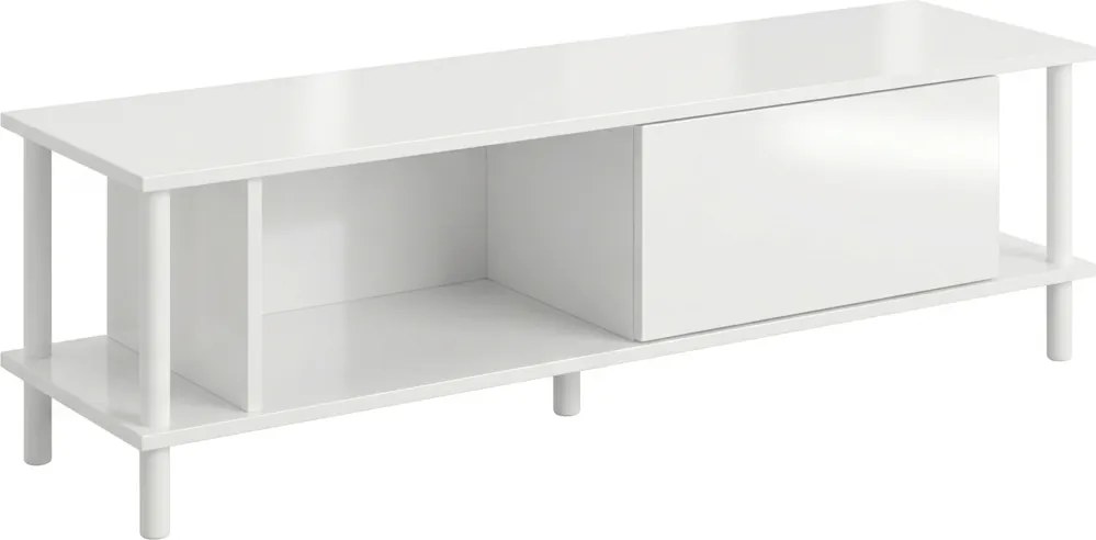 AKCIÓ TV-állvány Paris 150 cm, fehér II. osztály