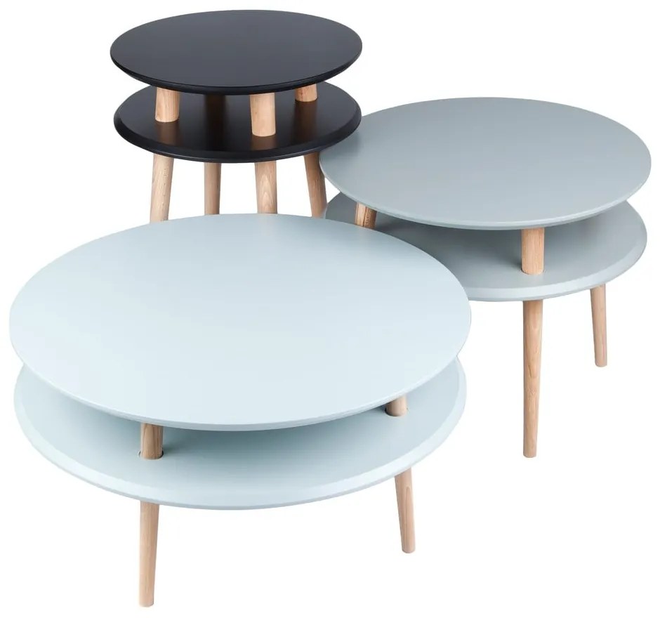 UFO sötétszürke dohányzóasztal, ⌀ 57 cm - Ragaba