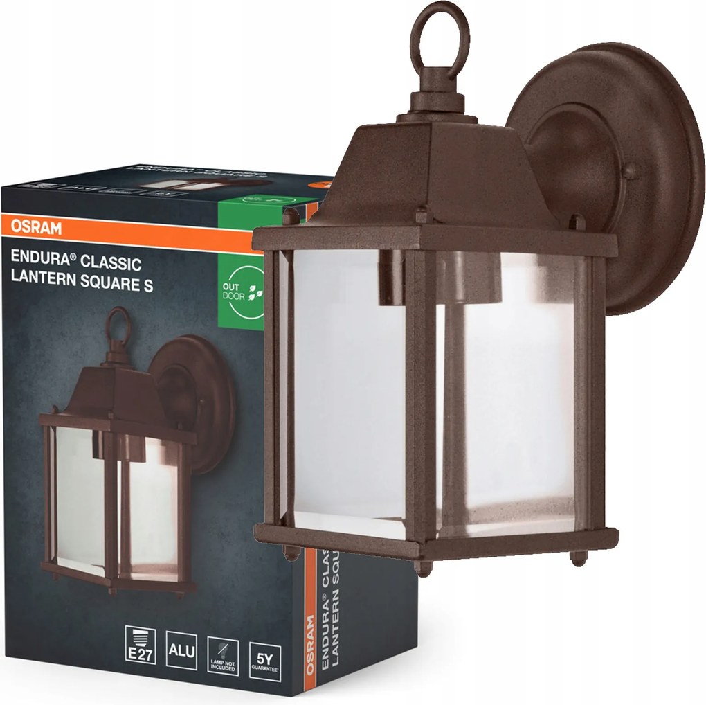 Kerti fali lámpa Kültéri lámpa E27 Barna IP43 Endura Osram