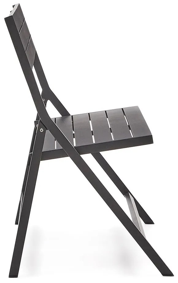 Fekete fém kerti pad Torreta – Kave Home