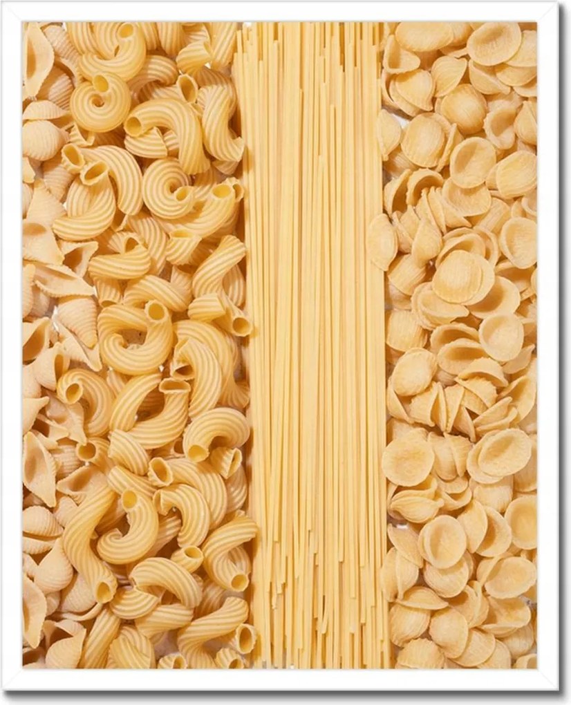 Poszterek keretben 40x50 Tészta típusok paszta