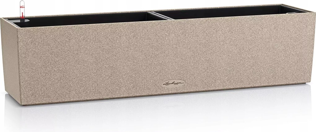 Virágtartó Lechuza Balconera Stone 80 önöntöző Homokbézs