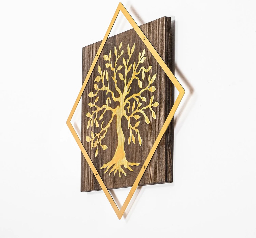 Fa fali dekoráció, Tree v2 - Arany