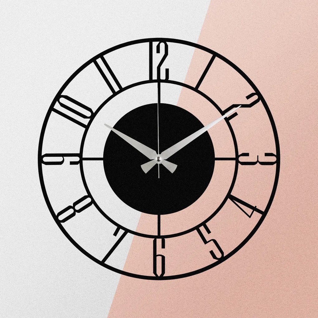 Dekoratív fém falióra, Enzoclock - S011