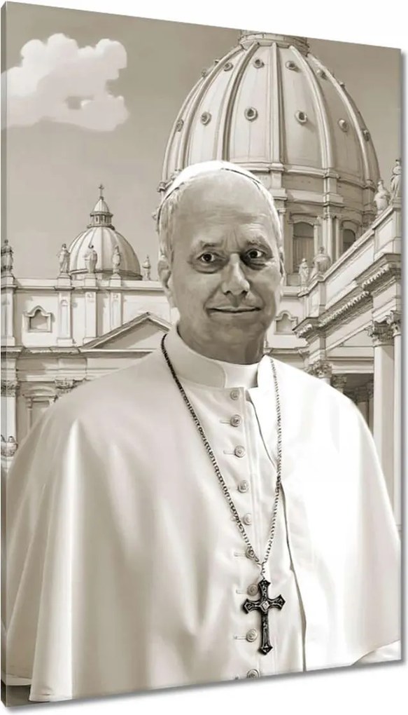 Festmények 80x120 XIV. Leó pápa