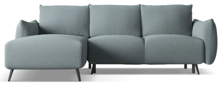 Világoskék sarokkanapé (bal oldali) Malie – Makamii
