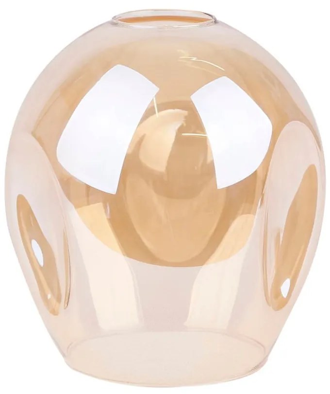 Fekete függőlámpa üveg búrával 14x48 cm Aspa – Candellux Lighting