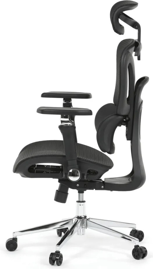 Irodai szék szinkronmechanikás fekete hálós KA-B2363 BK