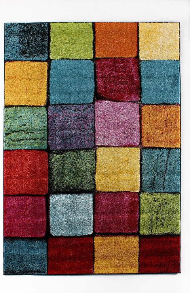 Szőnyeg (120 x 170), Renkli Kare