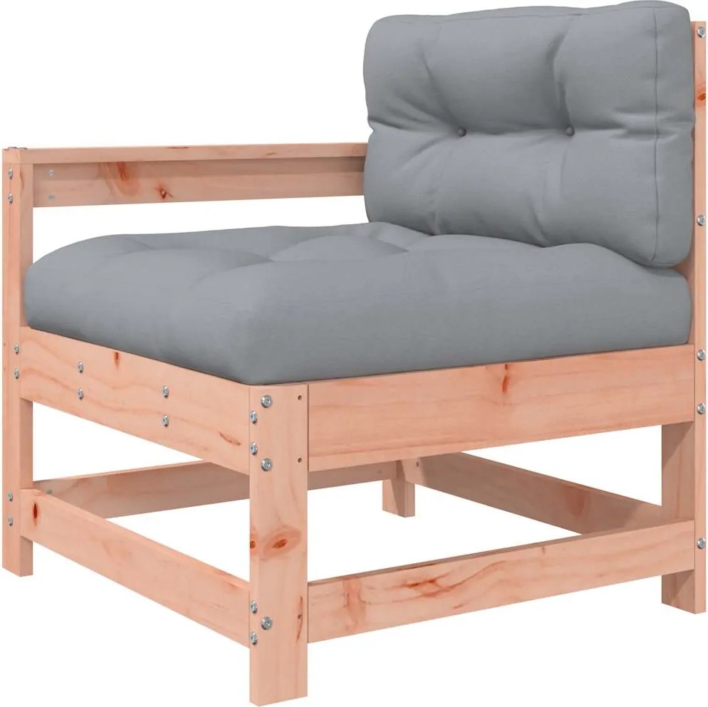 vidaXL tömör duglászfenyő kerti szék párnával