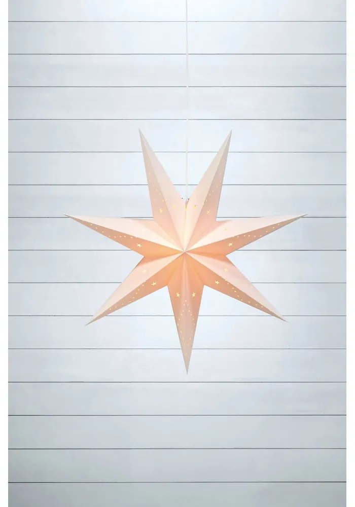 Fehér függő karácsonyi fénydekoráció Saturnus – Markslöjd