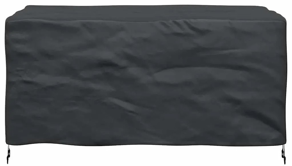 Kültéri bútorhuzat Fekete 150 x 90 x 75 cm 210D