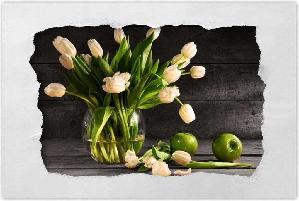 Poszterek 90x60 Tulipánok vázában