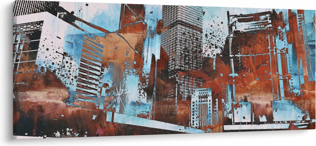 Kép - felhőkarcolók (120x50 cm)