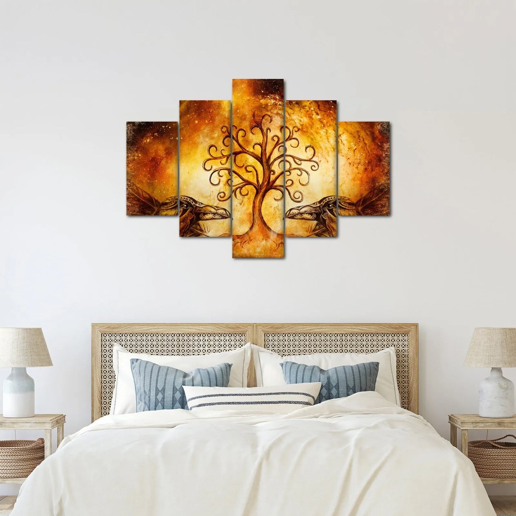 Természetes absztrakt kép fáról (150x105 cm)