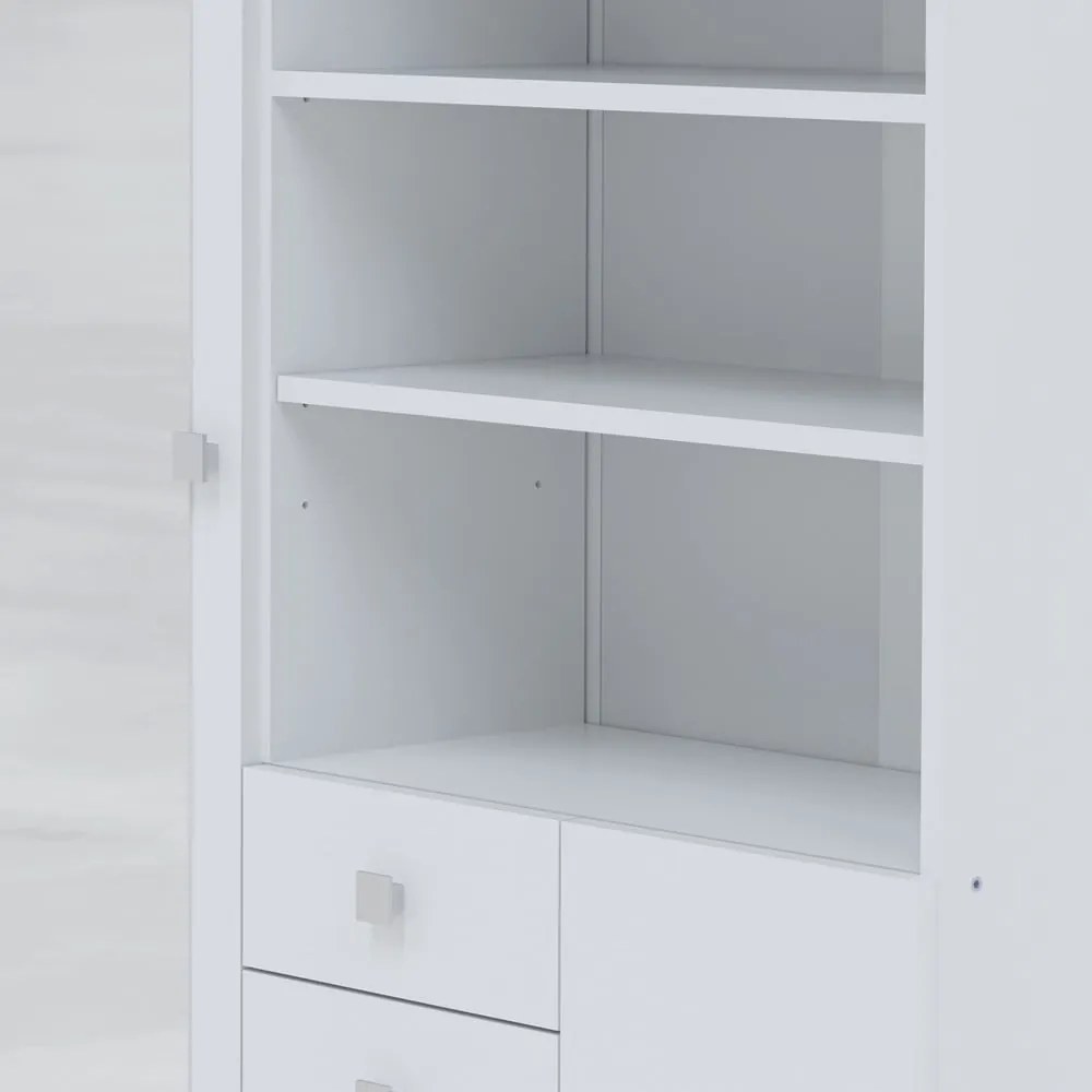 Fehér fürdőszoba szekrény 90x182 cm Combi – TemaHome