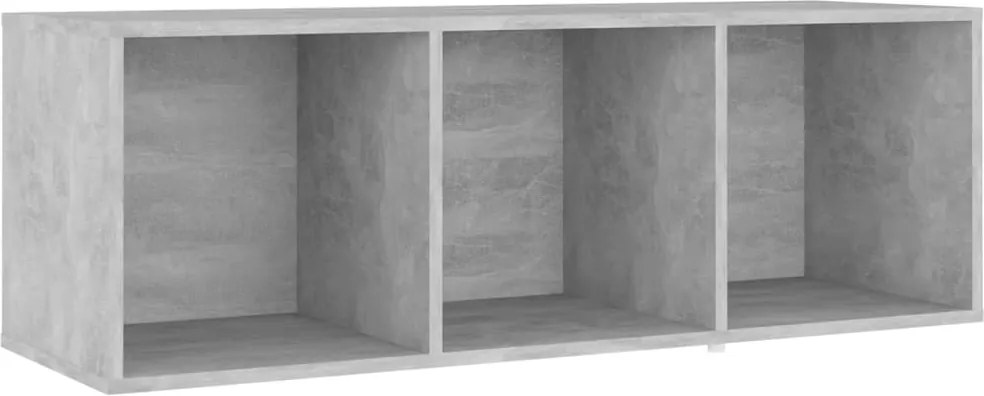 vidaXL betonszürke szerelt fa TV-szekrény 107 x 35 x 37 cm