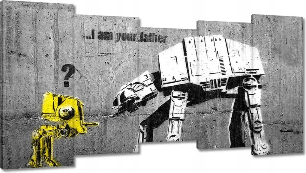 Festmények 150x80 Banksy I am your father