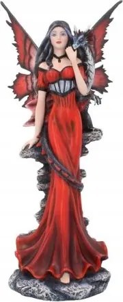 Sárkány Garnet Sárkány Asszony Dekoráció Figura Angliából