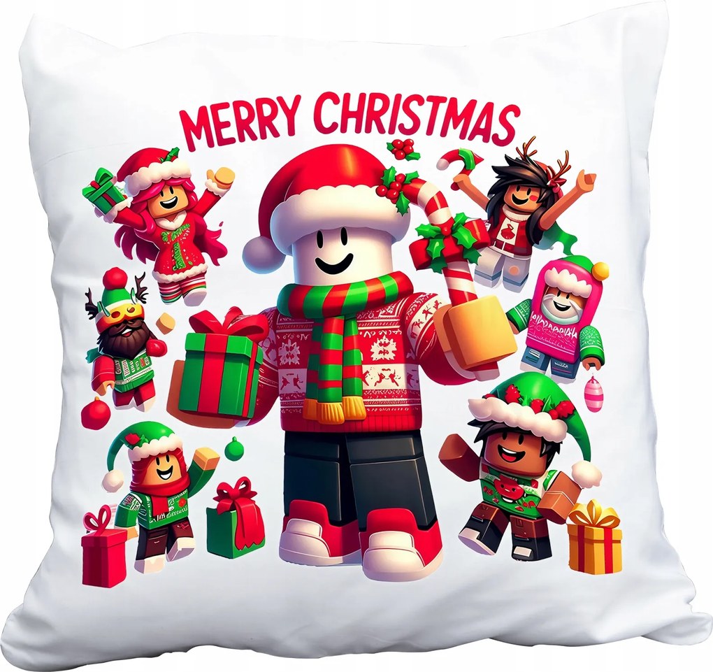 Párna Roblox Karácsonyi Játék Gyerek Ajándék Név