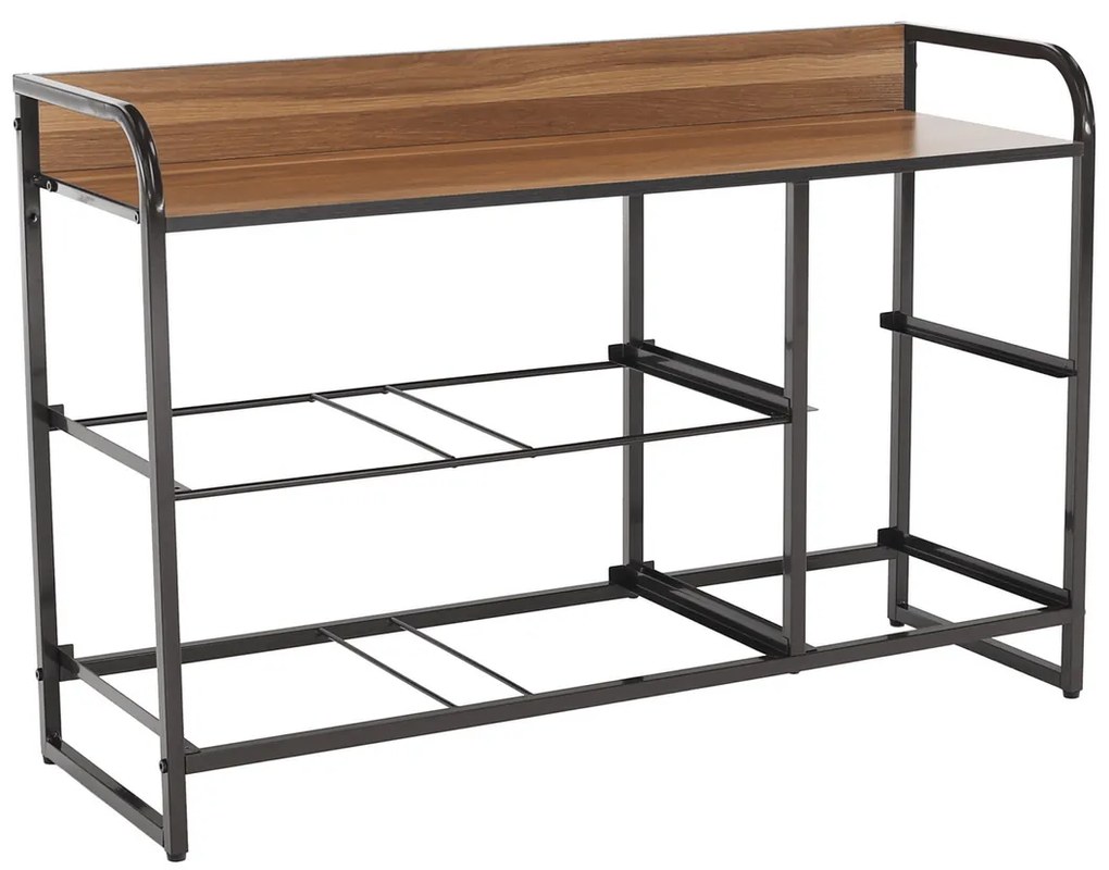 HAZEL TYP 4 szekrény szövet fiókokkal, barna, S