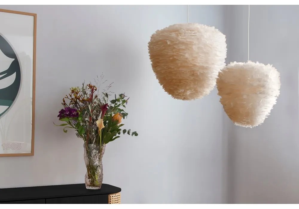 Világosbarna lámpabúra ø 40 cm Eos Evia Medium – UMAGE