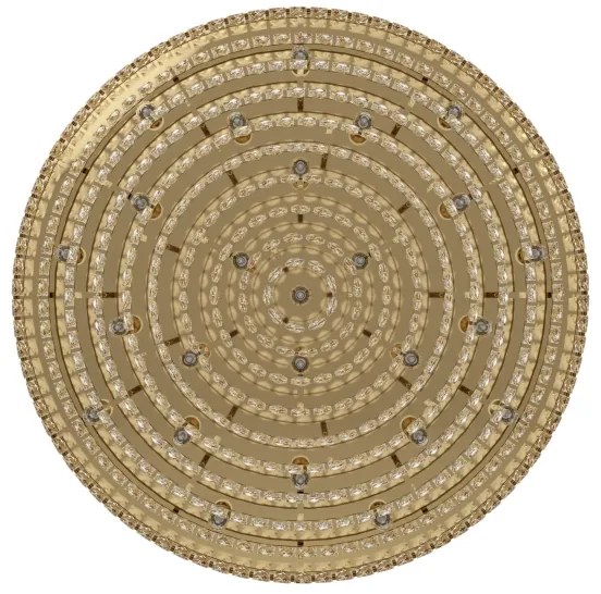 Eglo 39461 - Mennyezeti lámpa VALPARAISO 25xE14/40W/230V arany