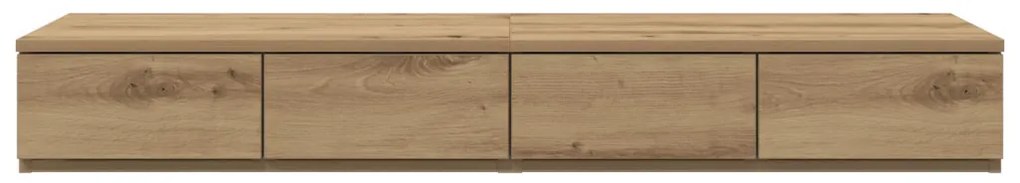 Ágytálcák Kézműves Tölgy 120x36,5x16,5 cm Mérnöki Fa