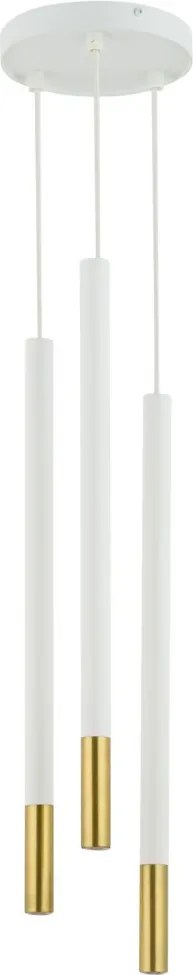 SIGMA LIGHTING 33258 SOPEL Többágú Függesztett Lámpa Fehér, Arany G9 IP20