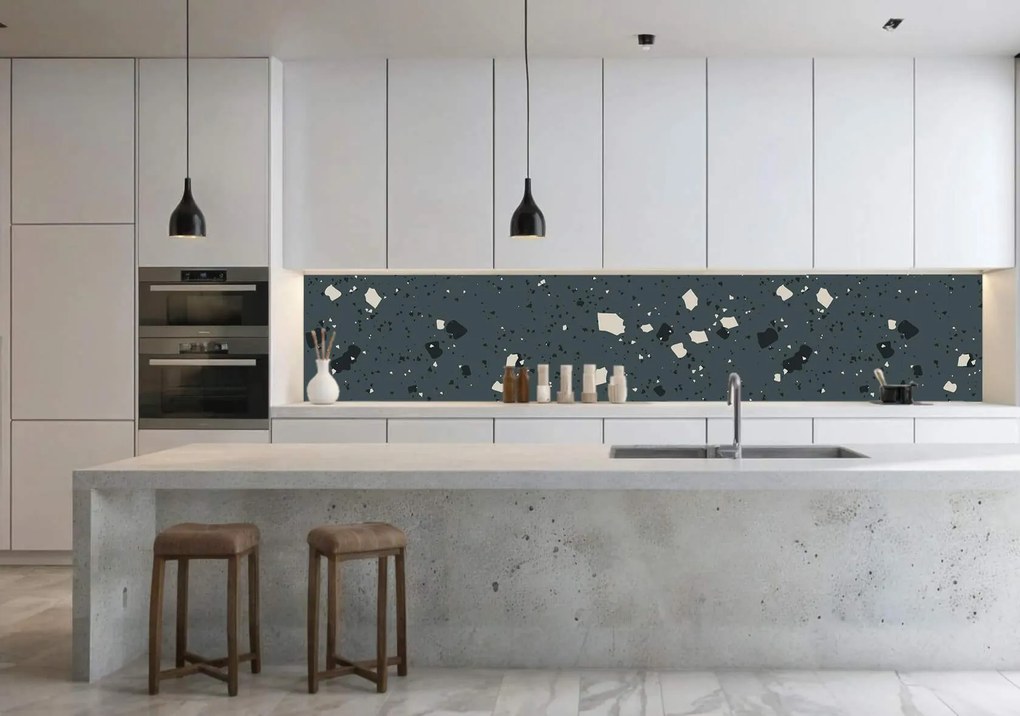 Wallplex konyhahátfal Terazzo 2 (Méret: 60x300)