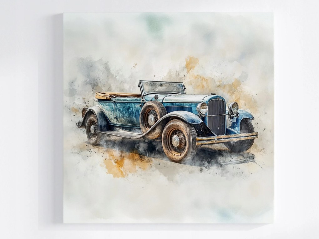Poszter Autó Oldtimer Műemlék Kabrió 80x80