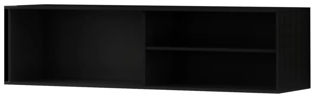 RATINA TV asztal, 150x40x40, artisan tölgy/fekete matt