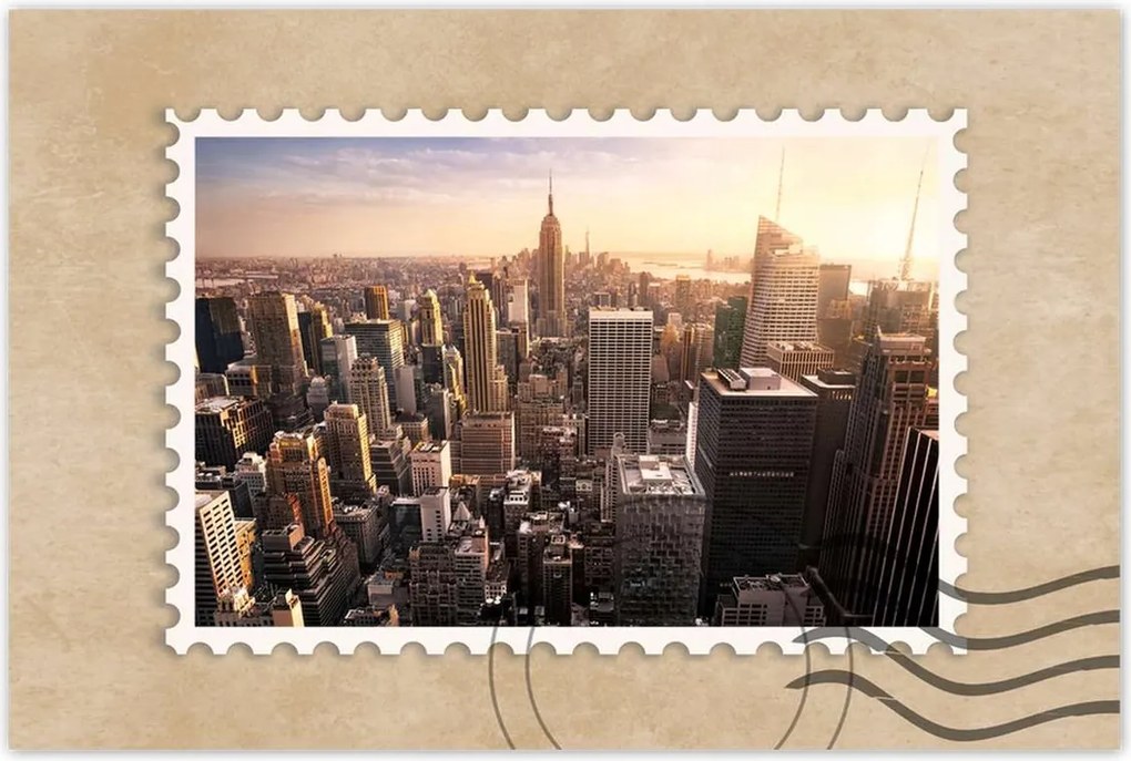 Plakátok 60x40 New York Kilátás felülről