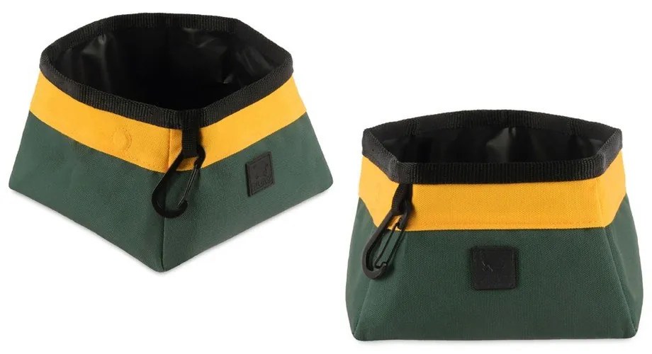 Összecsukható textil utazótálka ø 18 cm Moss - P.L.A.Y.