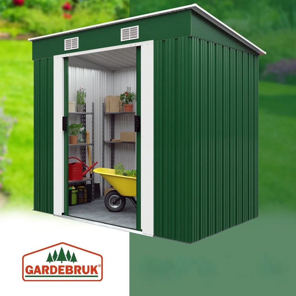 Deuba Kerti házikó Z1 196x122x180 cm - zöld