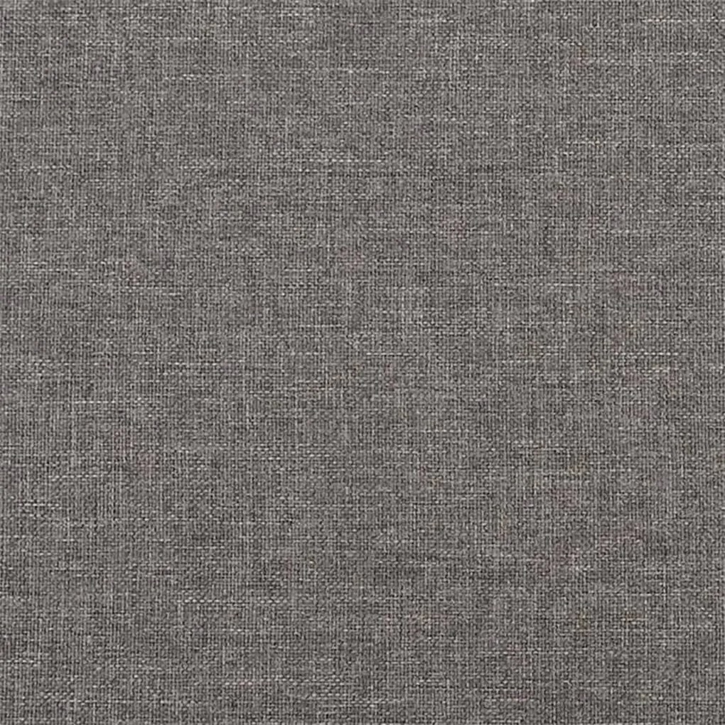 vidaXL sötétszürke szövet pad 100x35x41 cm