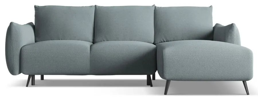 Világoskék sarokkanapé (jobb oldali) Malie – Makamii