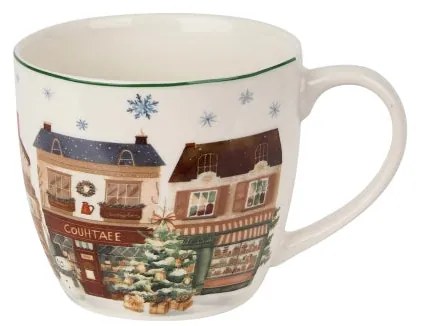 Karácsonyi Porcelán bögre 460 ml díszcsomagolásban Christmas City 2