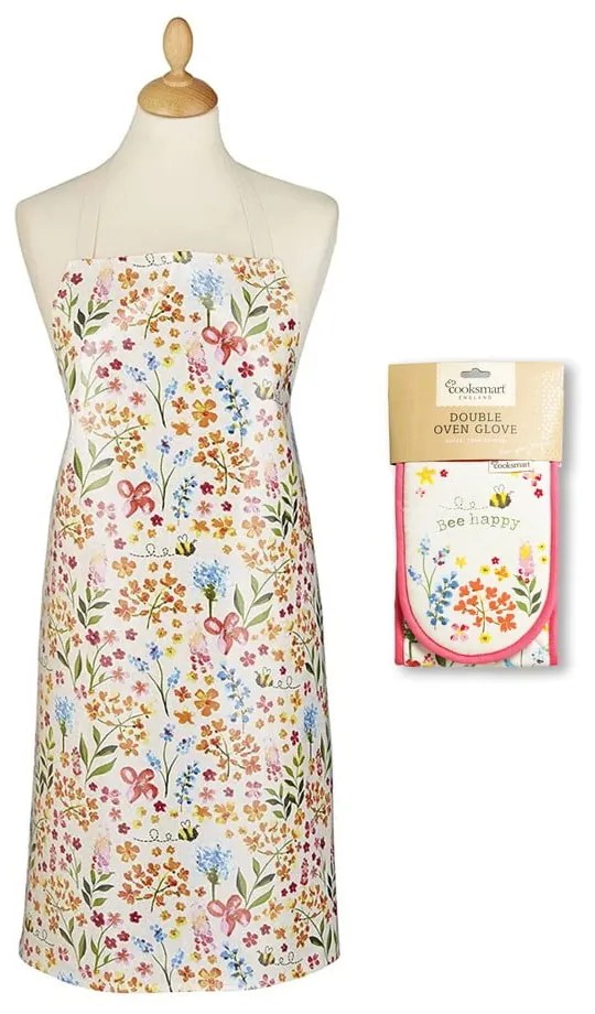 Kötény és edényfogó szett 2 db-os Bee Happy – Cooksmart ®