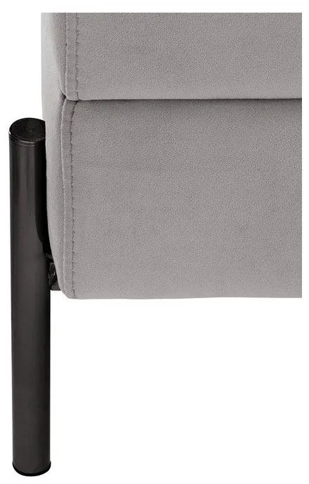 Világosszürke fotel Versailles – Ropez