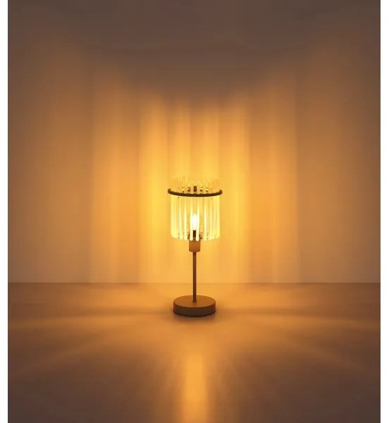 Globo 15698TB - GORLEY asztali lámpa 1xE14/40W/230V