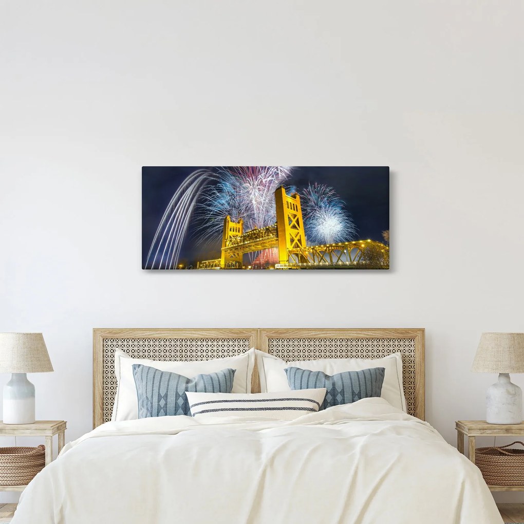 Kép - Szilveszteri éjszaka (120x50 cm)