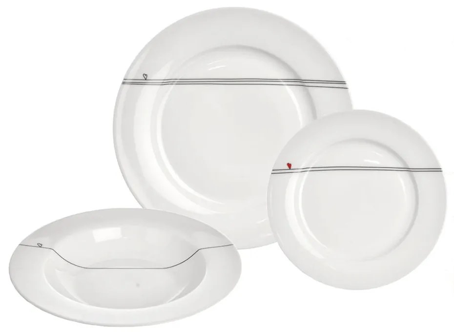 Porcelán étkészlet 18 db-os – Orion