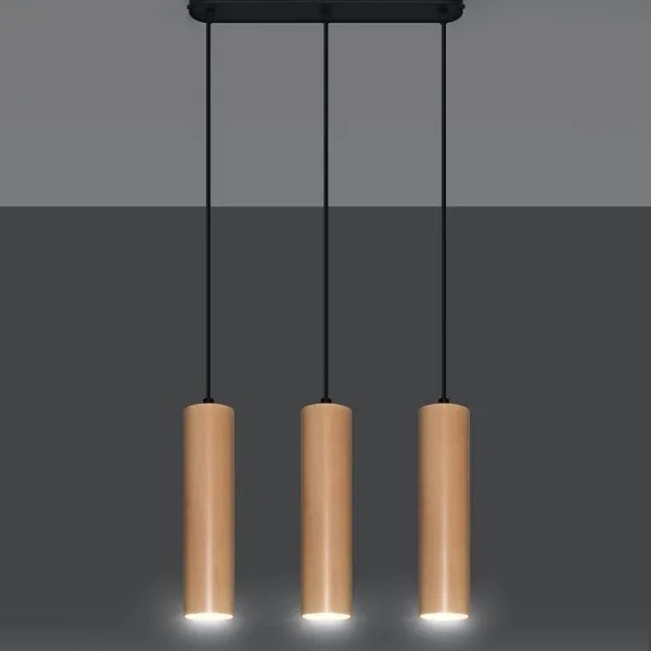 Sollux SL.0638 - Csillár zsinóron LINO 3xGU10/40W/230V