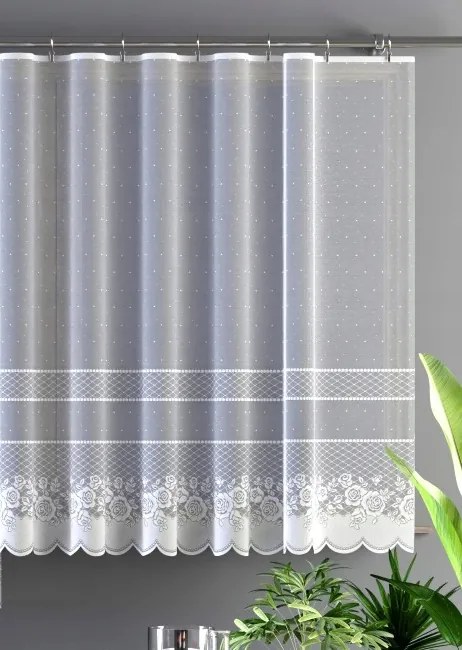 Mg Függöny 652/385 Fehér 250x160cm készre varrva Bt M